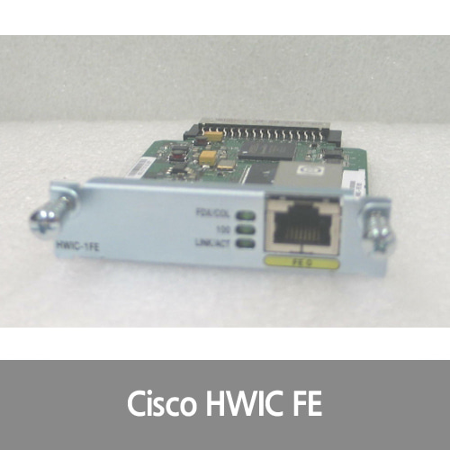 [Cisco][FE포트] HWIC-1FE 1 Port Fast Ethernet High-Speed WAN Interface Card Layer 3 ISR