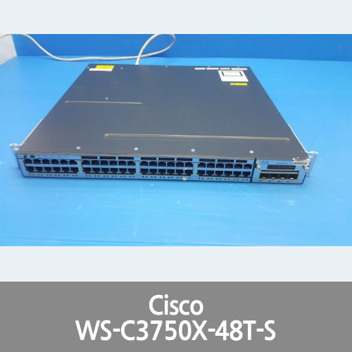 [Cisco] Catalyst 3750-X WS-C3750X-48T-S V05 48-Port Gigabit Switch W/ C3KX-NM-1G
