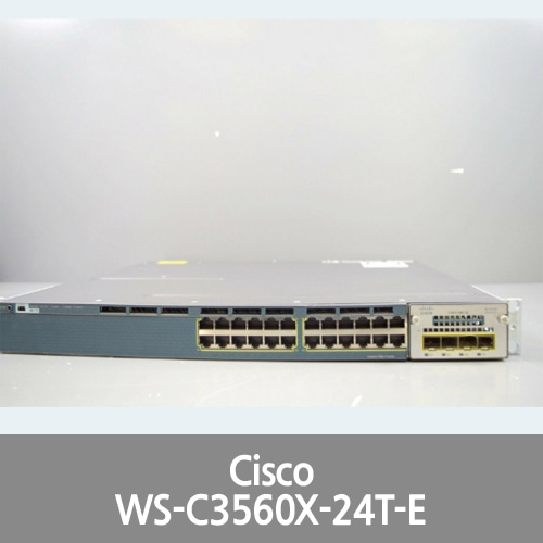 [Cisco] WS-C3560X-24T-E Ethernet Switch w/ 2 Power Supplies &amp; C3KX-NM-1G Module