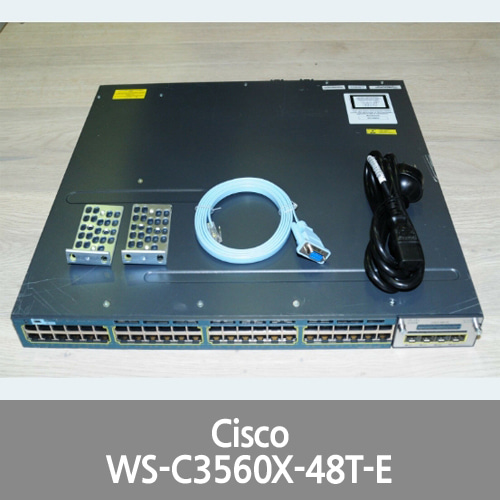 [Cisco] WS-C3560X-48T-E (originally -S/-L) 48-Port Switch w/ C3KX-NM-1G + PSU