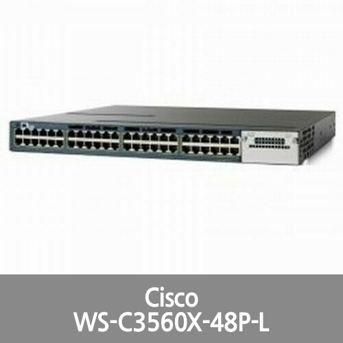 [Cisco] WS-C3560X-48P-L 48 x10/100/1000 PoE W/ 715W AC