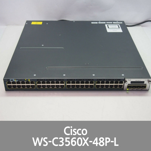 [Cisco] WS-C3560X-48P-L V02 48 Port POE Switch C3KX-NM-1G C3KX-PWR-350WAC