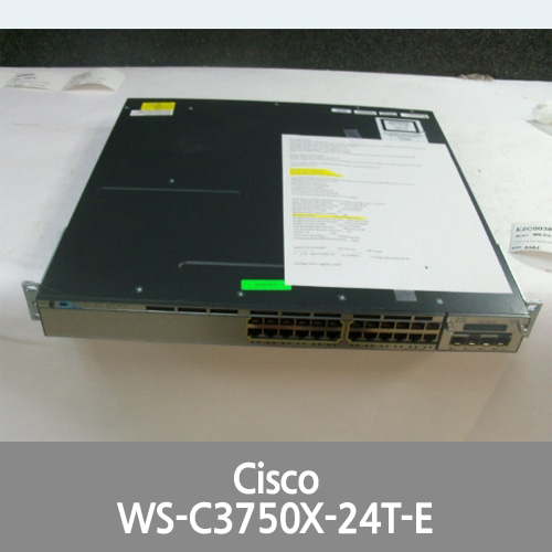 [Cisco] WS-C3750X-48PF-L 48-Port PoE Gigabit Network Switch w/ 1x C3KX-PWR-1100WAC