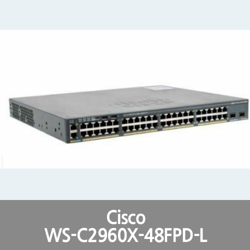 [Cisco] WS-C2960X-48FPD-L Ethernet Switch 2960-X