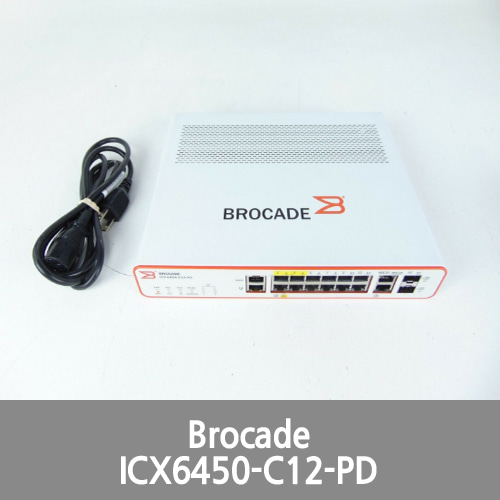 [Brocade][Ruckus] ICX6450-C12-PD 12-Port 1 GBE Switch 4 PoE Ports