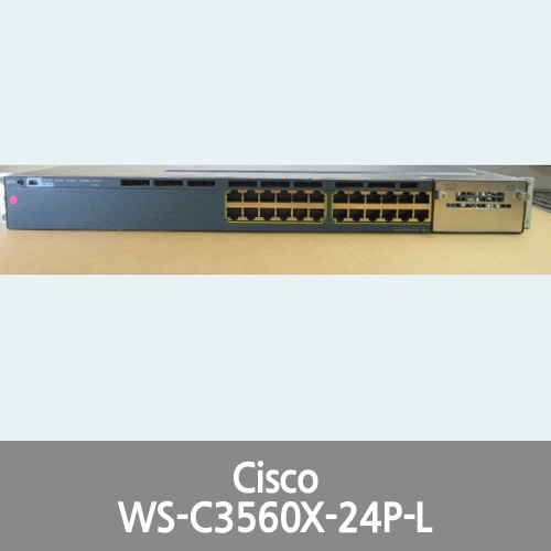 [Cisco] Catalyst 3560-X Series 24 Port Switch, WS-C3560X-24P-L 715W