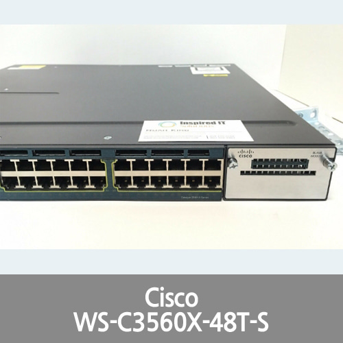 [Cisco] WS-C3560X-48T-S - Cisco Catalyst 3560X 48 Port Data IP Base 350W *Same Day Ship*
