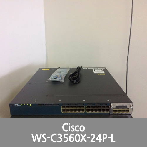 [Cisco] WS-C3560X-24P-L 24-Port Gigabit POE+ Switch 802.3at C3KX-NM-1G 3560X 715W