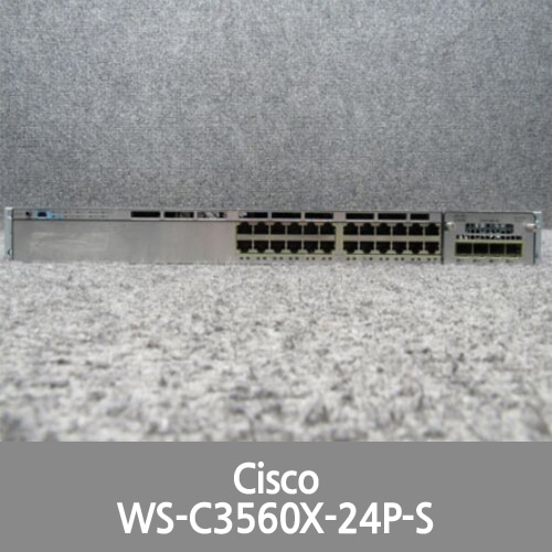 [Cisco] Catalyst 3560-X 24-Port PoE Ethernet Switch WS-C3750X-24P-S V06 Tested