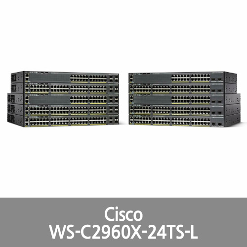[Cisco] Catalyst 2960X-24TS-L Ethernet Switch (WS-C2960X-24TS-L)