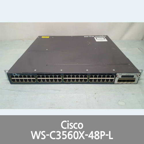 [Cisco] CATALYST 3560-X SERIES POE+ WS-C3560X-48P-L w/ C3KX-NM-1G &amp; C3KX-PWR-7 PSU