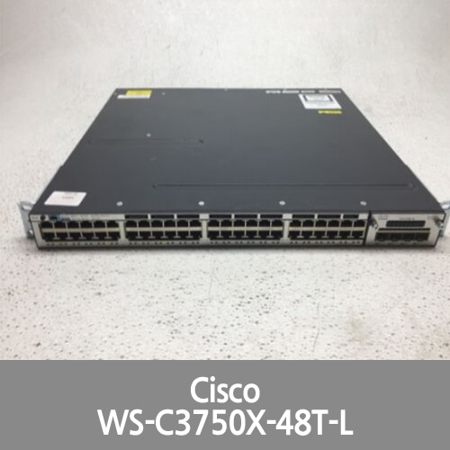 [Cisco] Catalyst 3750-X Series PoE+ WS-C3750X-48T-L V05 Gigabit Switch 1G Card