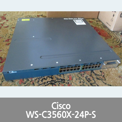 [Cisco] Catalyst 3560X-24P-S V02 Ethernet PoE+ Switch. 24 ports