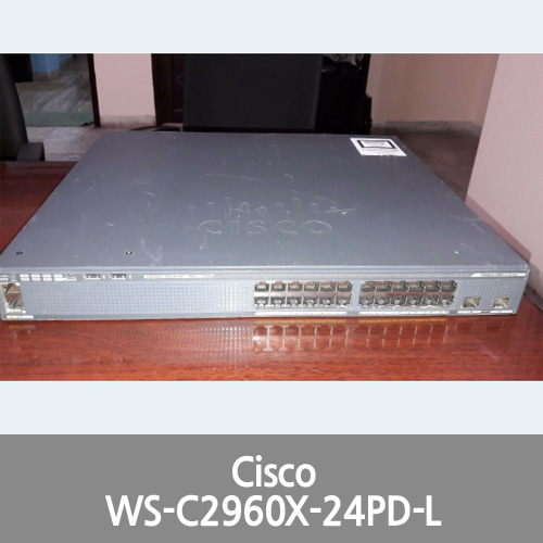 [Cisco] WS-C2960X-24PD-L 24 POE+ GIGA &amp; 2 10G sfp++ PORTS