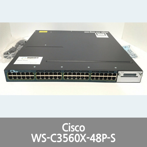 [Cisco] WS-C3560X-48P-S - Cisco Catalyst 3560X 48 Port PoE IP Base with 715W *Fast Ship*