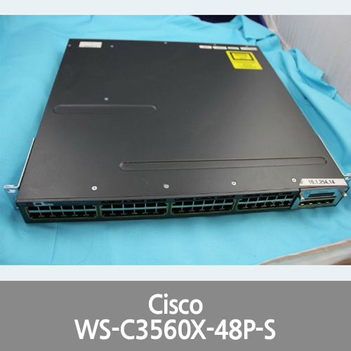 [Cisco] WS-3560X-48P-S V02 24-Port Gigabit Switch