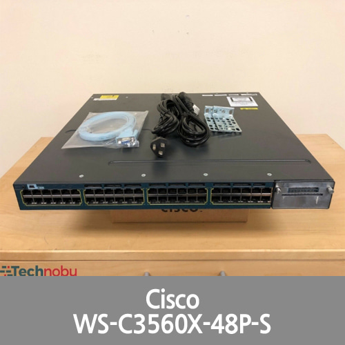 [Cisco] WS-C3560X-48P-S 48 Port Gigabit PoE+ Switch 15.2 OS 715WAC Power Supplies