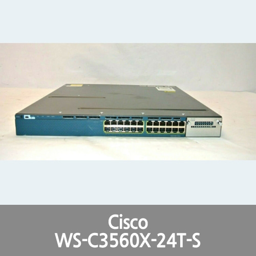 [Cisco] Catalyst 3560-X 24-Port Ethernet Switch WS-C3560X-24T-S
