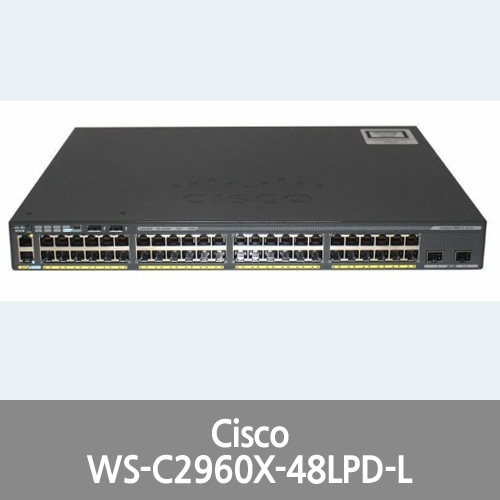 [Cisco] *New* WS-C2960X-48LPD-L 2960-X 48 GigE PoE 370W. 2 x 10G SFP+ LAN BASE
