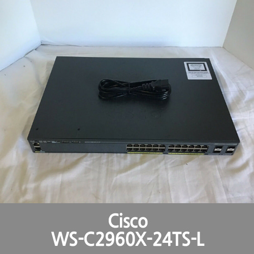 [Cisco] Catalyst WS-C2960X-24TS-L - 24-Ports Desktop Ethernet Switch