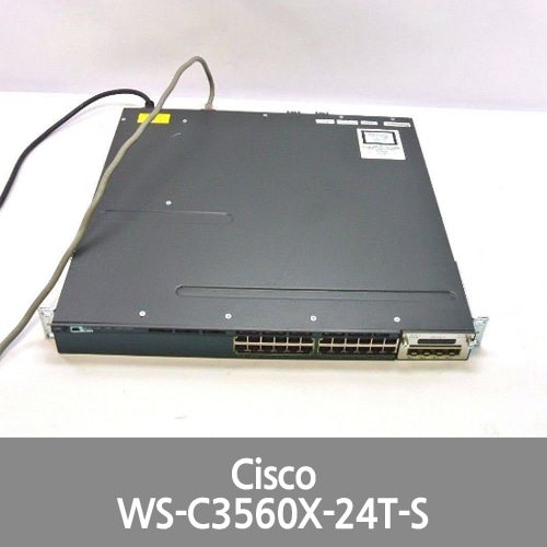 [Cisco] Catalyst 3560-X Series WS-C3560X-24T-S 24 Port Gigabit Switch C3KX-NM-1G