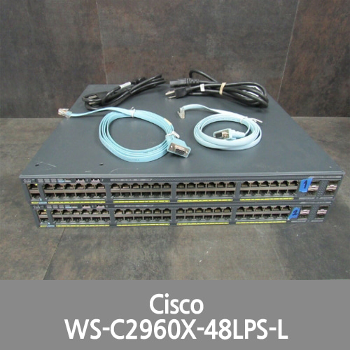 [Cisco] Catalyst 2960X WS-C2960X-48LPS-L PoE 48-Port Managed Switch