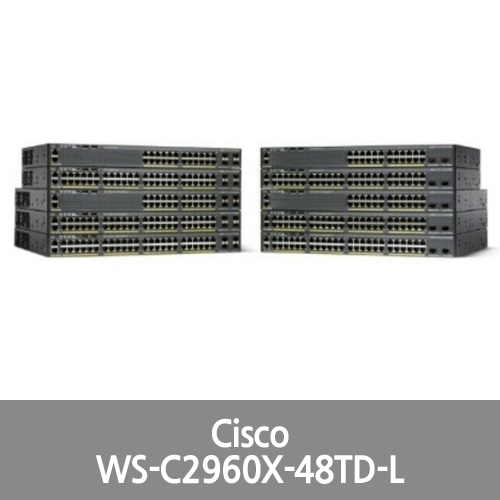 [Cisco] WS-C2960X-48TD-L Catalyst 2960-x 48 GigE 2 x 10G SFP+ LAN Switch