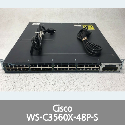 [Cisco] Catalyst Switch w/ C3KX-NM-1G - Model WS-C3560X-48P-S V02 *RESET &amp; TESTED*