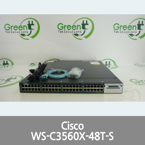 [Cisco] Catalyst WS-C3560X-48T-S 48-Port Ethernet BASE Switch 1x C3KX-PWR-715WAC