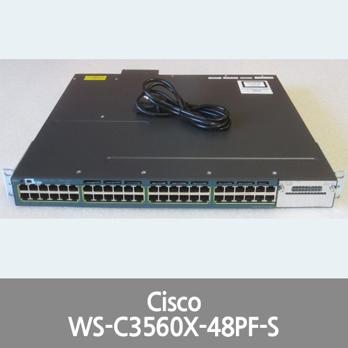[Cisco] Catalyst 3560X Series 48 Port Gigabit Switch WS-C3560X-48PF-S V02 1100W
