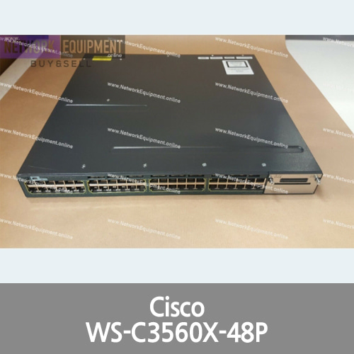 [Cisco] WS-C3560X-48P-E IP SERVICES LICENSE PoE+ 3560X-48P-E