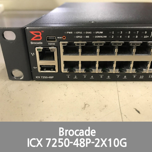 [Brocade][Ruckus] ICX7250-48P-2X10G L3 Managed Switch, 48×10/100/1000 ports &amp; 2×10 GbE POE