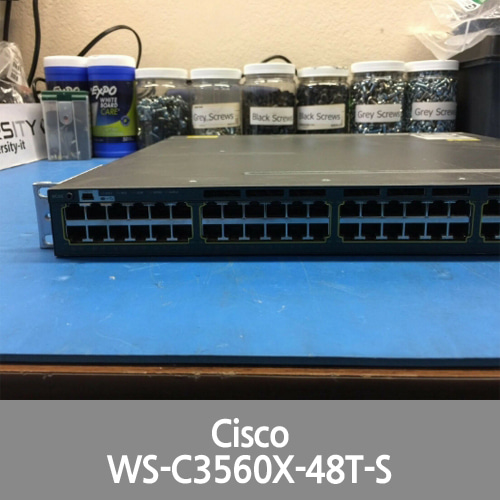 [Cisco] Catalyst 3560-X Series WS-C3560X-48T-S V03 48-Port IP Base Switch