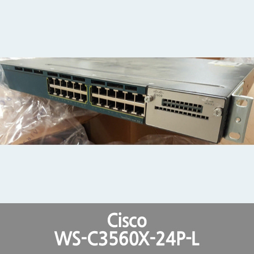[Cisco] WS-C3560X-24P-L Switch with (C3KX-PWR-1100WAC) (We buy and sell Cisco)