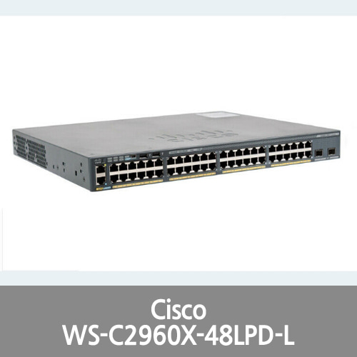 [Cisco] WS-C2960X-48LPD-L Catalyst 2960-X 48 GigE PoE 370W LAN Base