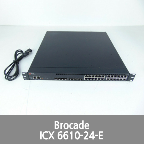 [Brocade][Ruckus] ICX 6610-24-E 24-Ports Manageable Switch ICX6610-24-E