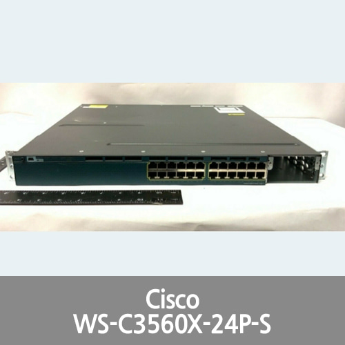 [Cisco] 3560X SERIES 24P W/ POE+ WS-C3560X-24P-S 24 PORT ENTERPRISE NETWORKING