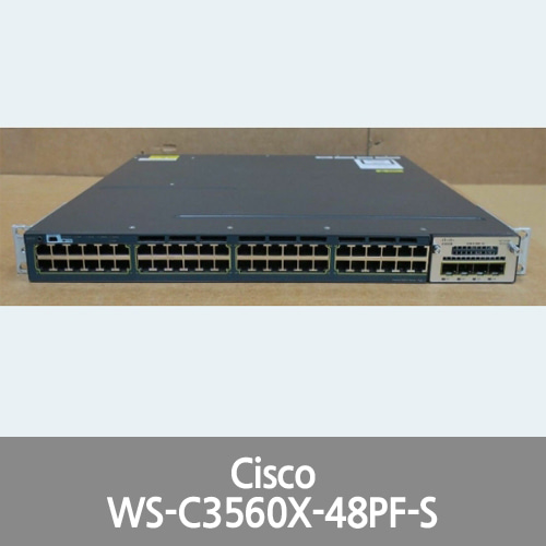 [Cisco] WS-C3560X-48PF-S 48-Port Gig POE+ Switch C3KX-NM-1G 3560X-48PF-S ios-15.2