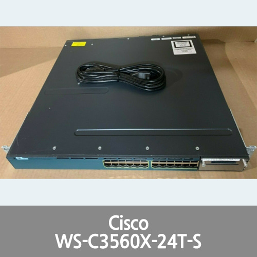 [Cisco] WS-C3560X-24T-S Gigabit Switch with Single AC