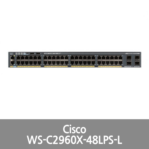 [Cisco] WS-C2960X-48LPS-L Switch Catalyst 48 x 4 SFP Port Gigabit Layer 2