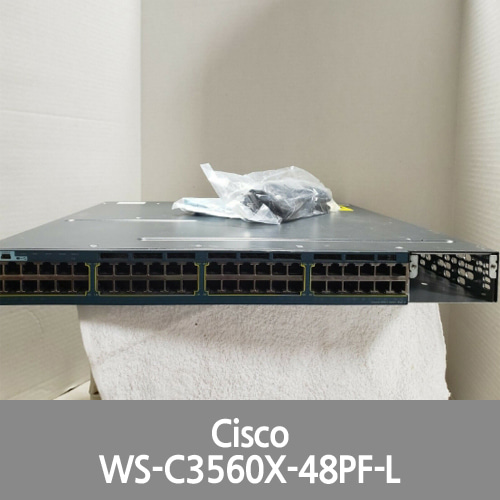 [Cisco] WS-C3560X-48PF-L Catalyst 3560x Network Switch (USED)