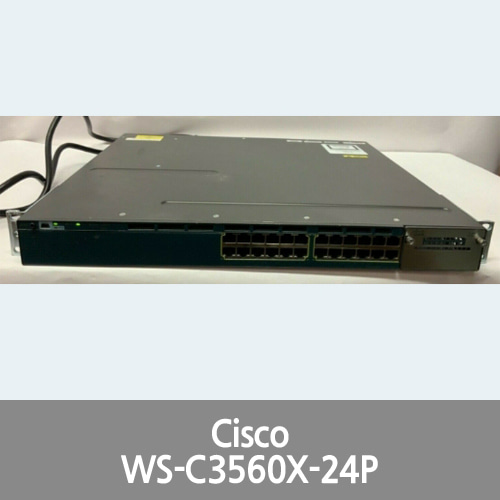 [Cisco] 3560X SERIES 24P W/ POE+ WS-C3560X-24P-S ENTERPRISE NETWORK SWITCH