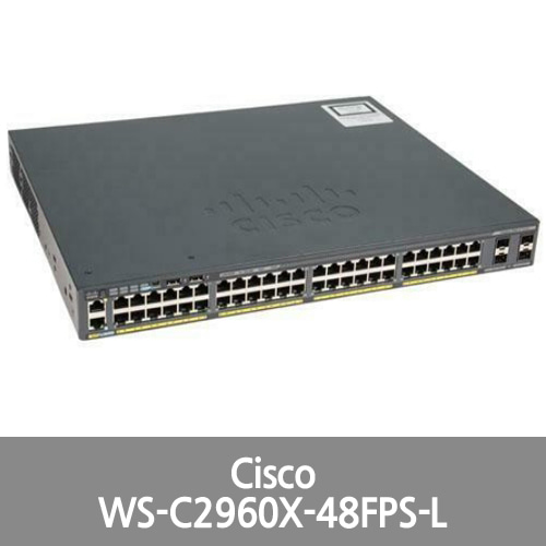 [Cisco] Catalyst 2960 (WS-C2960X-48FPS-L) 48-Ports-Ports Rack-Mountable Switch...