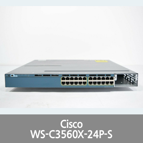 [Cisco] WS-C3560X-24P-S 24 Port 10/100/1000 Ethernet PoE+ *Read Description*