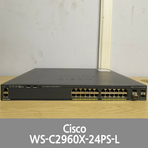 [Cisco] Catalyst WS-C2960X-24PS-L V02 24 Port PoE Switch