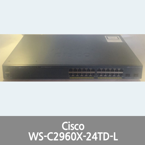 [Cisco] Catalyst 2960-X Series 24-Port Ethernet Switch- WS-C2960X-24TD-L