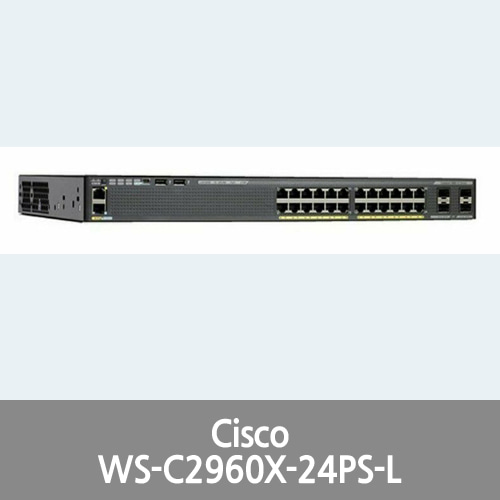 [Cisco] WS-C2960X-24PS-L -24-POE PORT Catalyst 24-Ports Switch