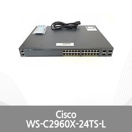 [Cisco] WS-C2960X-24TS-L - Catalyst 2960-X 24 GigE, 4 x 1G SFP, LAN Base