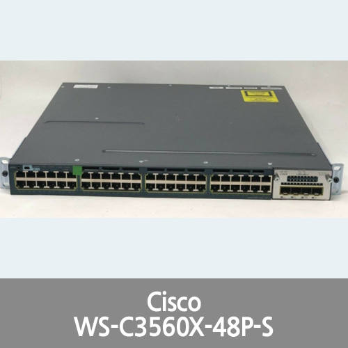 [Cisco] Catalyst 3560X WS-C3560X-48P-S V01