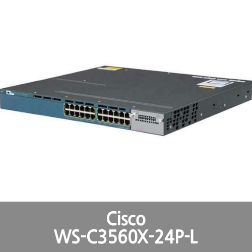 [Cisco] WS-C3560X-24P-L Catalyst 3560-X Series 24 PoE Port Switch - LAN Base